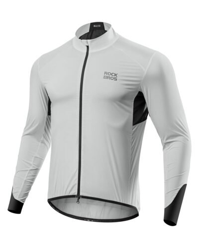 ROCKBROS Lightweight Reflective Windbreaker Running Cycling Jacket Women Men