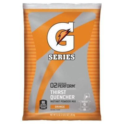 Gatorade Instant Powder Mix - Orange - 51 oz Package (6 Gallon)