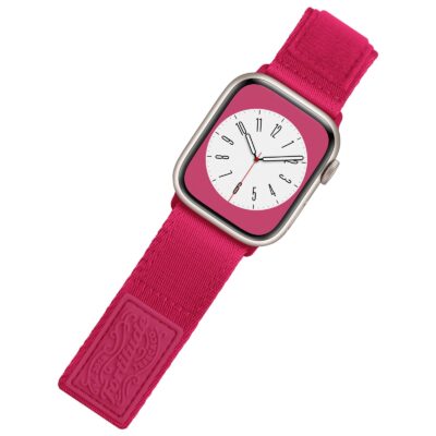 Tefeca Fortitude Series Hook and Loop Band for Apple Watch / Apple Watch Ultra / Magenta