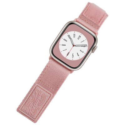 Tefeca Fortitude Series Hook and Loop Band for Apple Watch / Apple Watch Ultra / Pink