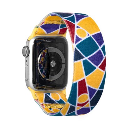 Tefeca Unity Series Elastic Compatible/Replacement Band for Apple Watch/Apple Watch Ultra  Festival  38/40/41mm 42/44/45/49mm