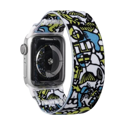 Tefeca Unity Series Elastic Compatible/Replacement Band for Apple Watch/Apple Watch Ultra  Misplace  38/40/41mm 42/44/45/49mm