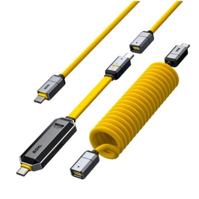 [NEW] AOHI The Future Magflash 2-in-1 Charging & Data Storage Cable Set (512GB/ 240W/ 1000MB/s)
