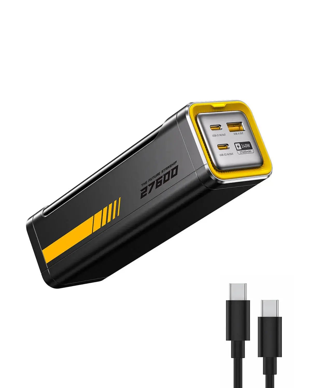 [Discounted Price: $99] AOHI The Future Starship 240W 27,600mAh LED Display Power Bank with 140W C-C Cable