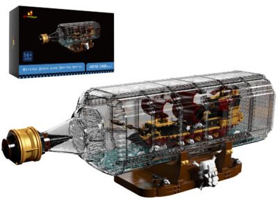 Drift Bottle with Revenge Pirate Ship Building Toys 40110