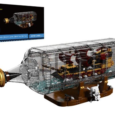 Drift Bottle with Revenge Pirate Ship Building Toys 40110