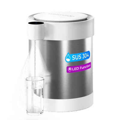 Waterdrop ED09W UV Countertop Water Purifier – Removes 70 Contaminants, Stainless Steel Design