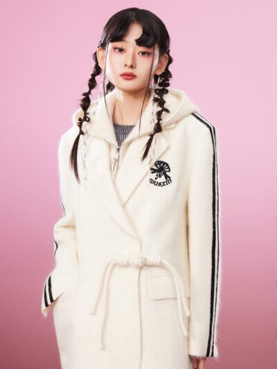 MUKZIN Strap Style Marked Chic Coat