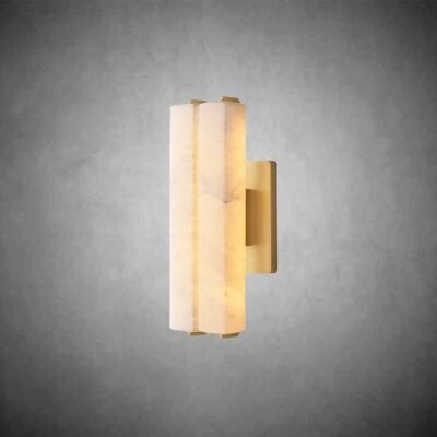 Aurivox Alabaster Double Sconce
