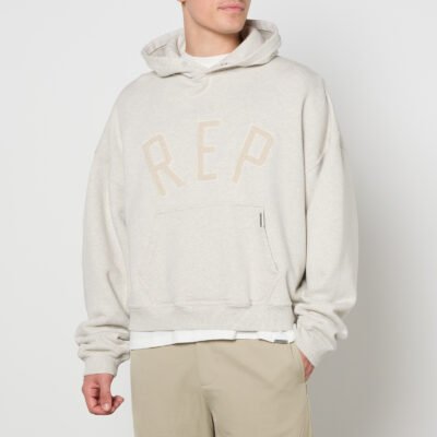 REPRESENT Rep Appliqu Cotton-Jersey Hoodie