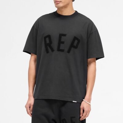 REPRESENT Rep Appliqud Cotton-Jersey T-Shirt