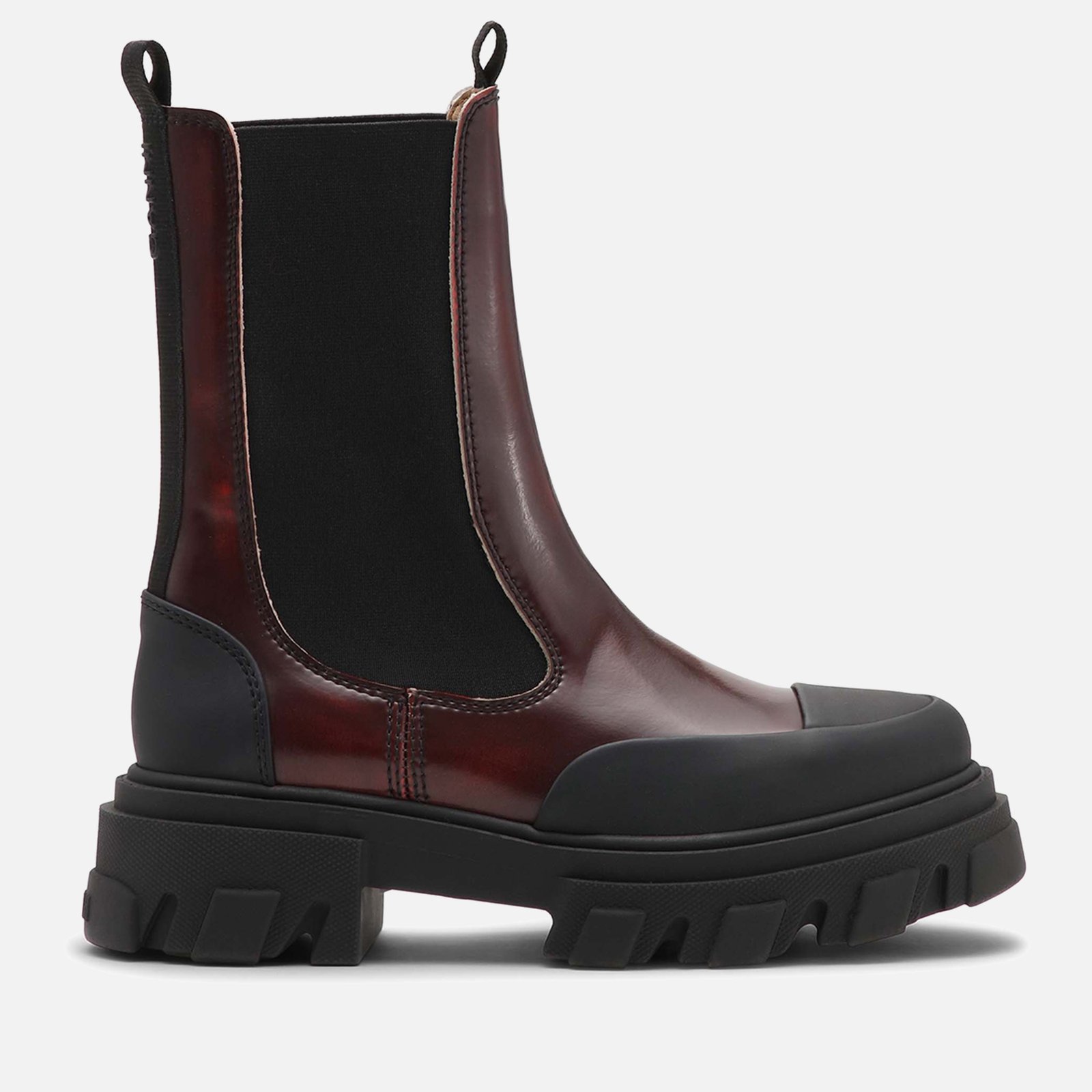 Ganni Women's Leather Chelsea Boots