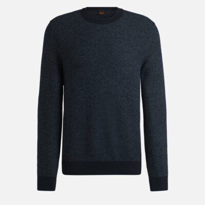 BOSS Orange Aspoki Cotton-Blend Knit Jumper