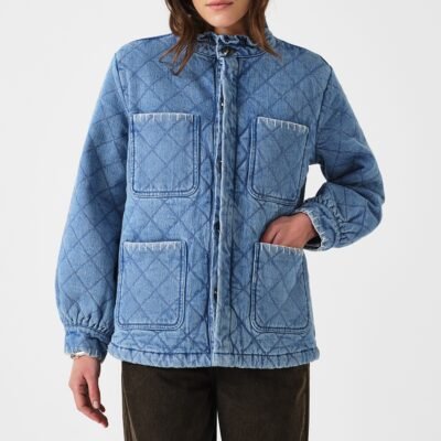 Seventy  Mochi Quilted Denim Pablo Jacket