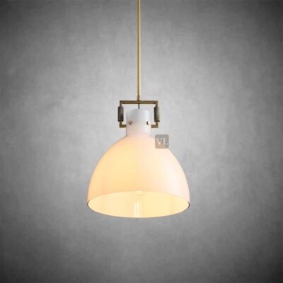Funda Milk Glass Cloche Pendant