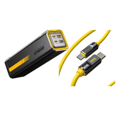 AOHI The Future Starship 240W 27,600mAh LED Display Power Bank with THE FUTURE Adonis USB4 2.0 USB-C to USB-C Cable