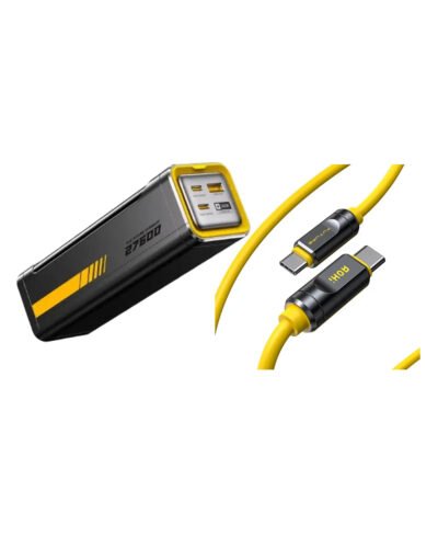 AOHI The Future Starship 240W 27,600mAh LED Display Power Bank with THE FUTURE Adonis USB4 2.0 USB-C to USB-C Cable
