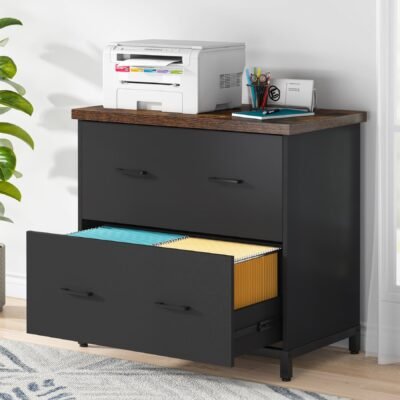 2-Drawer File Cabinet, Lateral Filing Cabinet Printer Stand