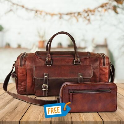 Traveler Weekender Duffle Bag  FREE Toiletry Bag (ZIPIFY)