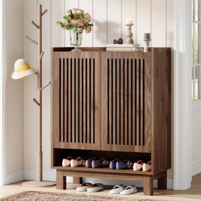 6-Tier Shoe Cabinet, 24-Pair Shoe Rack Organizer with Adjustable Shelves