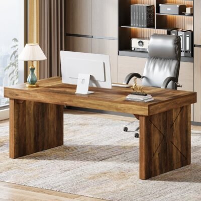 63 Executive Desk, Wood Computer Desk Office Desk