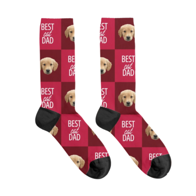 Custom Photo Best Pet Mom / Dad Socks