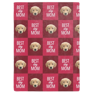 Personalized Best Pet Mom / Pet Dad Photo Upload Blanket