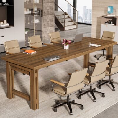 78.7 Conference Table, Large Meeting Table For 6-8 People