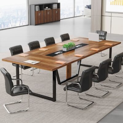 8FT Conference Table, 94.49" Large Meeting Table for 10 People