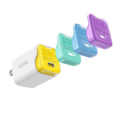 AOHI Magcolorful 30W Magnetic Replaceable Foldable GaN Fast Charger