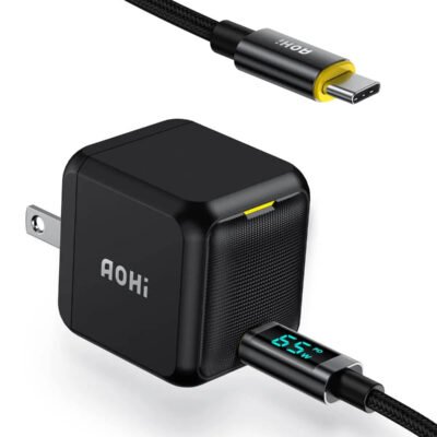 AOHI Magcube 65W GaN PD Fast Charger Set with LED Cable