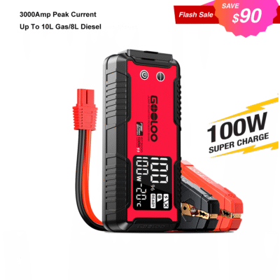 GOOLOO GT3000 Jump Starter 3000Amp 100W