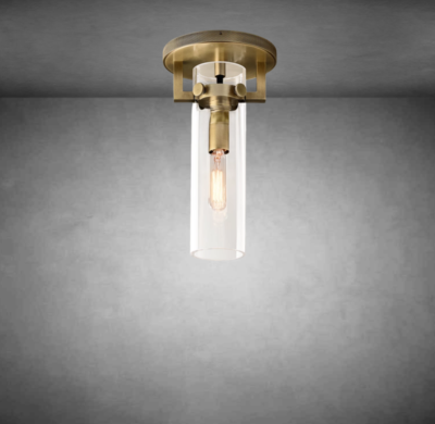 Funda Glass Cylinder Flushmount