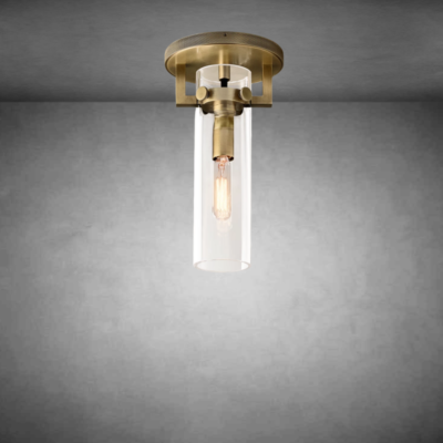 Funda Glass Cylinder Flushmount