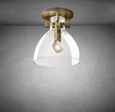 Funda Glass Cloche Flushmount