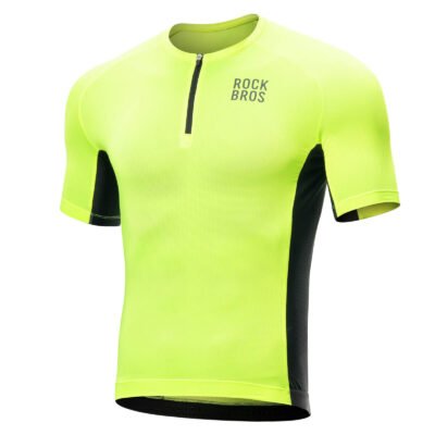 ROCKBROS Short-Sleeve Men's Cycling Jersey Reflective