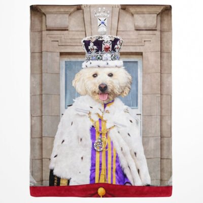 King's Coronation - Custom Pet Blanket