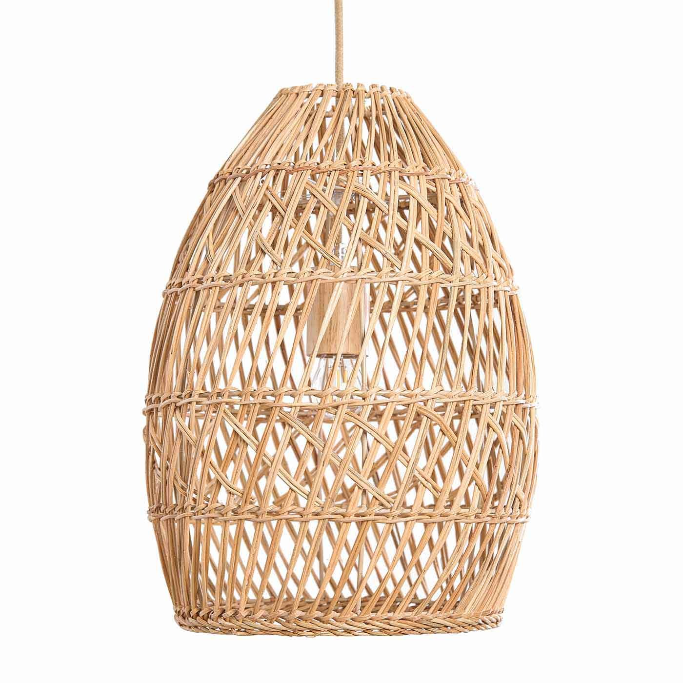 Callie Rattan Pendant Light