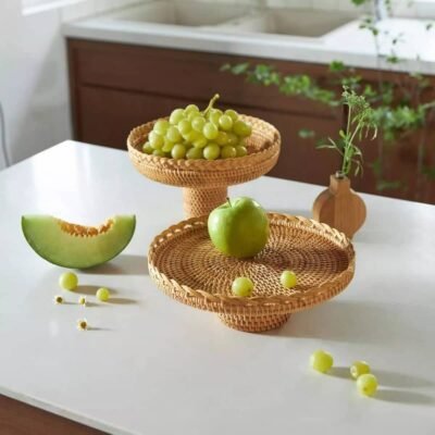 Etta Rattan Tray Large