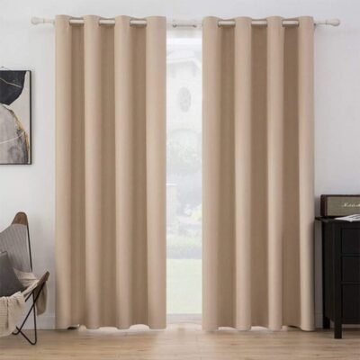 MIULEE Blackout Curtains Room Darkening Thermal Insulated Drapes Top Light Blocking Curtain 2 Panels