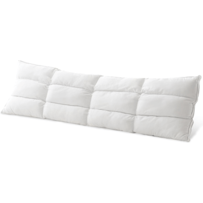 MIULEE Body Pillow for Adults,Firm and Fluffy Long Body Pillow for Side Sleeper Feather and Down Alternative Body Pillow for Bed Full Body Pillow for Head/Back/Neck/Stomach 20x54 Inch White
