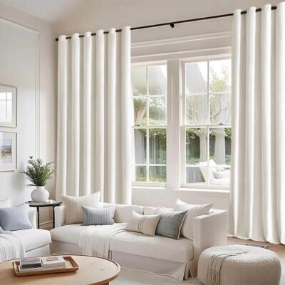 "Mira" Customized Velvet Luxury Blackout Curtains  (2 Panels) - Grommet
