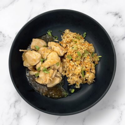 Orange Chicken with Asian Fried Rice