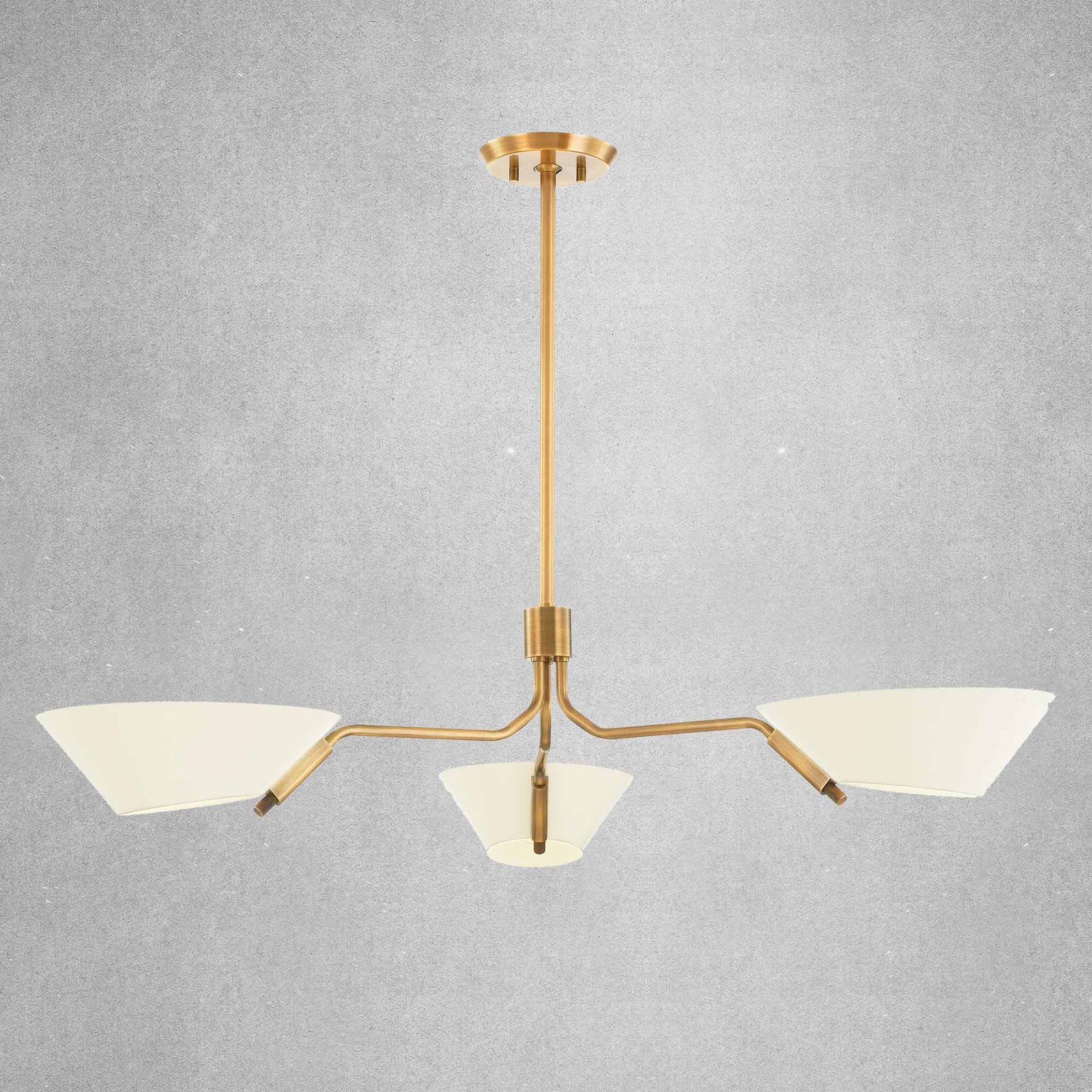 Fractal Gold Pendant Light