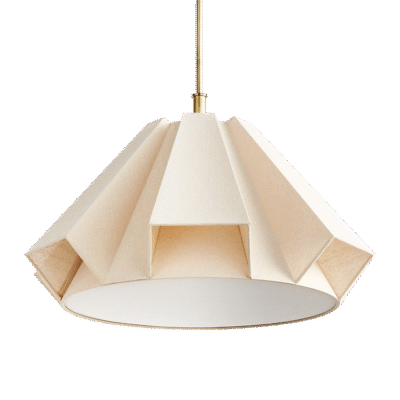 GeoGem Linen Pendant Light
