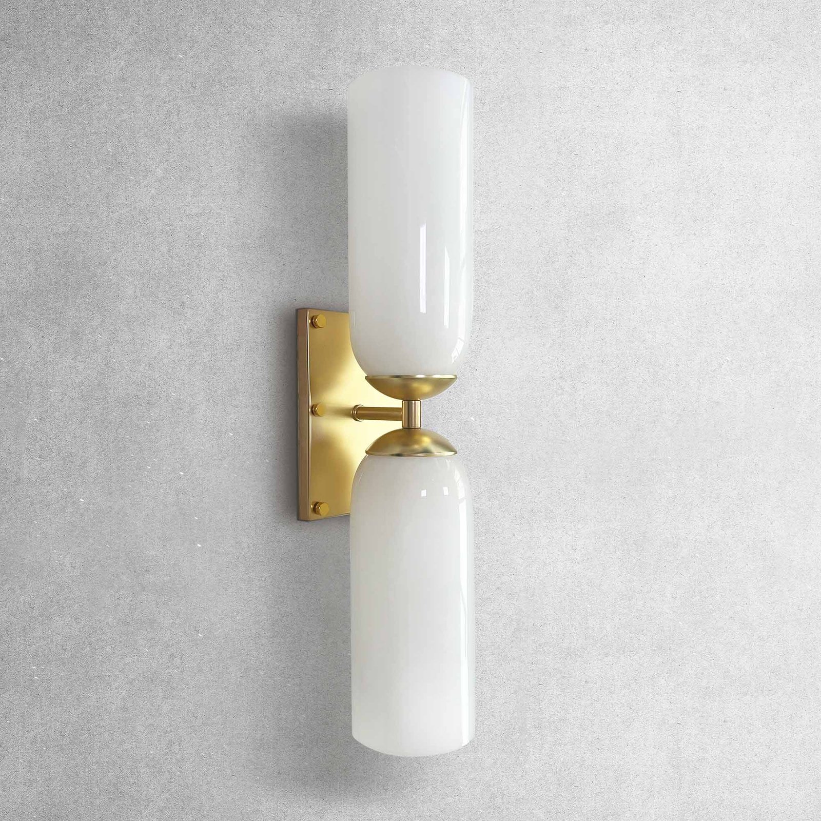 Glass Double Wall Sconce