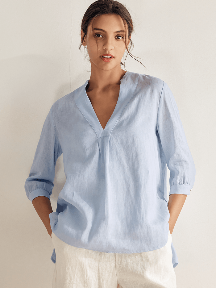 100% Linen Dress Shirt JOANNA