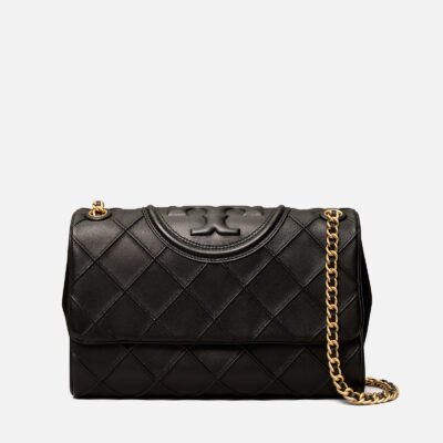 Tory Burch Fleming Soft Leather Chain Wallet