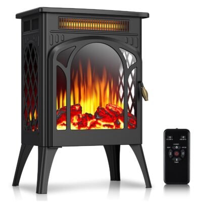 16 Free Standing Electric Fireplace Stove S180