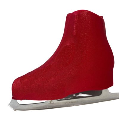 Metallic Figure Skating Boot Covers by Kami-So - Metallic Red